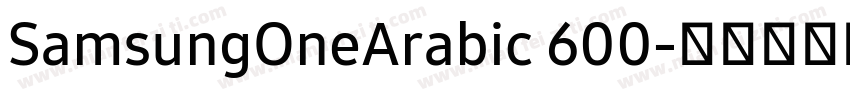 SamsungOneArabic 600字体转换